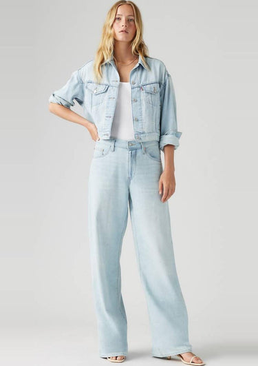 A870100080 08 | Xl Straight Jeans Aus Leinen+ Denim